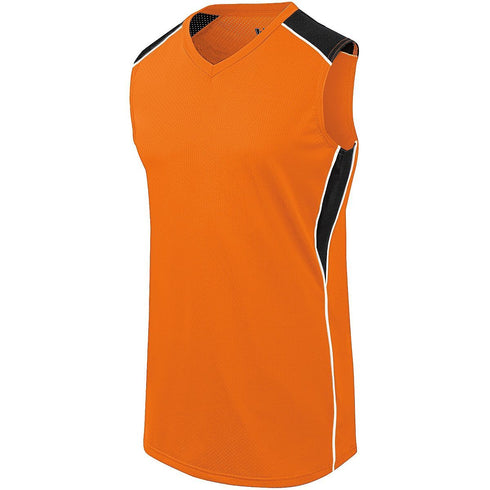 Augusta Sportswear Ladies Dynamite Jersey (312162), Color 'Orange/Black/White'